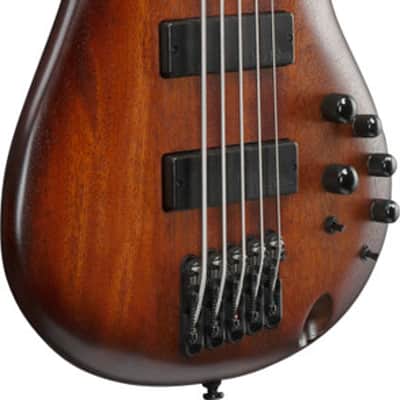 Ibanez SR Standard 5 String Electric Bass - Mahogany Brown Burst Low Gloss (SR505AMHL) image 2