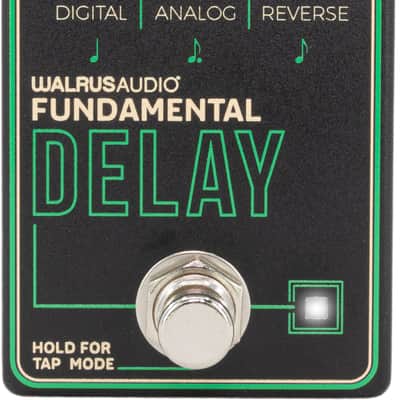 Walrus Audio Fundamental Delay - Black / Green image 1