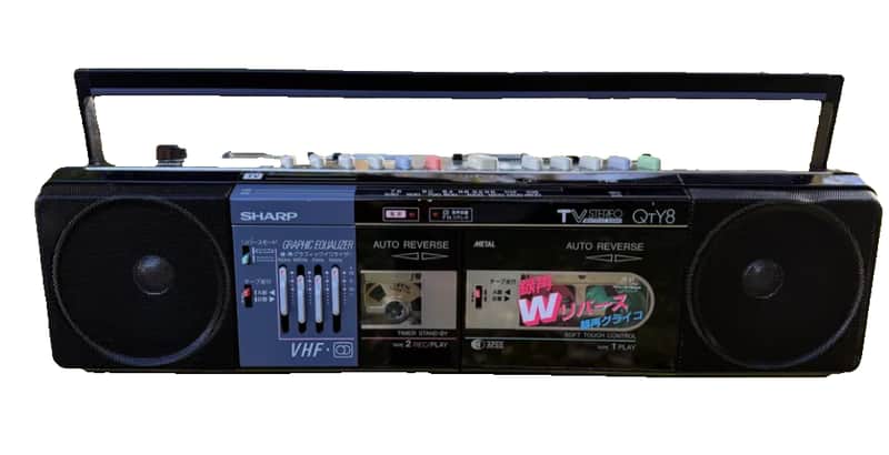 SHARP QT-Y8 Rare Vintage Cassette Deck Boombox TV-Audio Serviced Japan Warranty image 1
