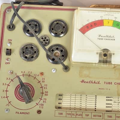 Heathkit TC-2 Tube Checker 1960's image 13