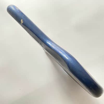 Metallic Blue 4 String Bass Basswood Body image 4