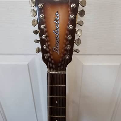 Danelectro 7010 Bellzouki 1963-1969 - Brown Burst image 4