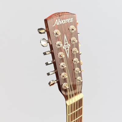 Alvarez AD60 12 String Dreadnought Acoustic Guitar - Natural image 6