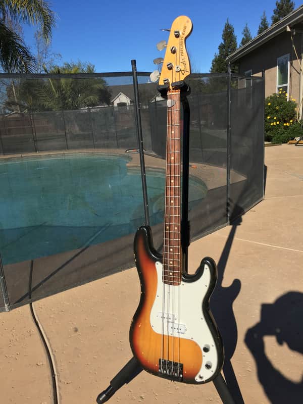 Fender Precision Bass 1973 2 Tone Sunburst image 1