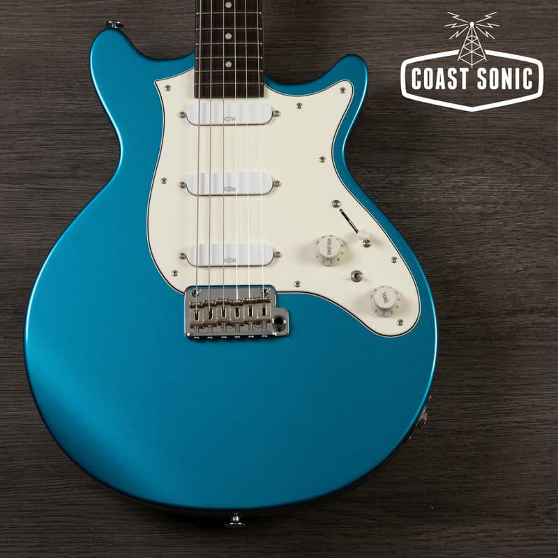 Kz Guitar Works KGW Bolt-On 22 "Lake Placid Blue" image 1