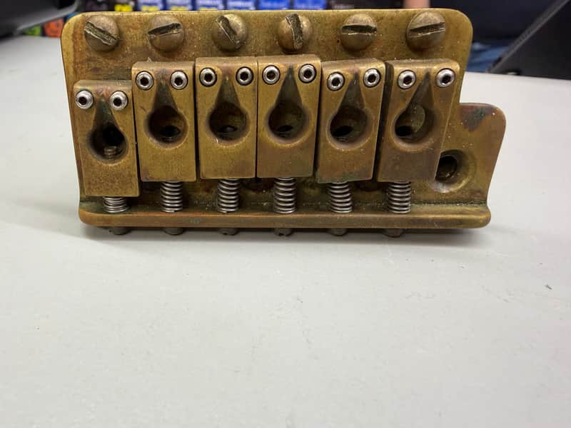 Schecter ? Brass Tremolo Bridge 70s-80s Mighty Mite Charvel image 1