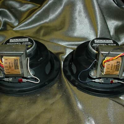 Pair of Altec 8" Coaxial/Duplex Speakers Model 409-16T for Parts/Repair image 15