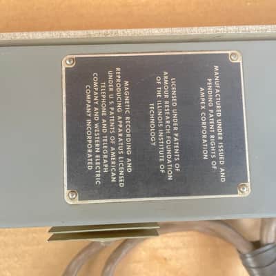 Ampex 350 Tube Mic Preamp microphone pre + 350-2U power supply PSU Vintage Rare as-is image 4