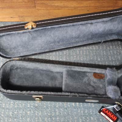 1990s 2000s Well Made Era TKL Guitar Hardshell Case Archtop Style 43X16X3 Grey Fuzzy Lining Fits Epiphone Gibson Eastwood 335 Dot Sheraton Casino image 2
