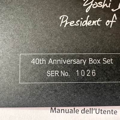 Boss BOX-40 40th Anniversary Box Set 2017 - Green/Red/Yellow image 12