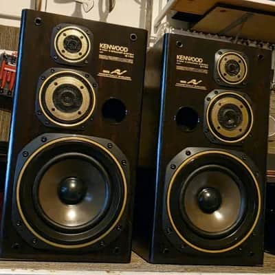 VINTAGE KENWOOD 3 WAY SPEAKERS /8 OHM/MADE IN JAPAN image 4
