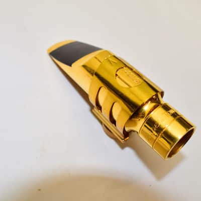 Otto Link Super ToneMaster 7 Metal Alto Saxophone Mouthpiece, Gold w/ Cover & Ligature image 5