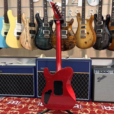 ESP The Eclipse Custom Telecaster Floyd Rose Candy Apple Red '90s MADE IN JAPAN image 2