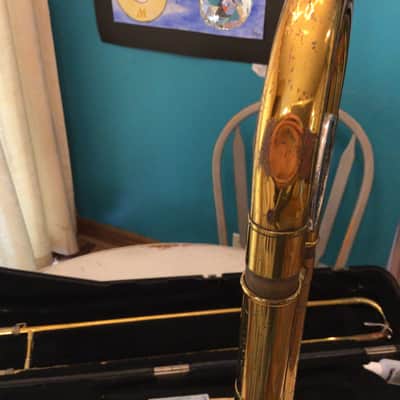King 606 Student Model Tenor Trombone 1980's - 1990's - Clear-Lacquered Brass image 8