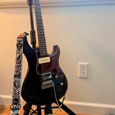 FREE HARDCASE with Yamaha PAC611VFM-TBL Pacifica H/P-90 with Rosewood Fretboard 2010 - Present - Translucent Black image 1
