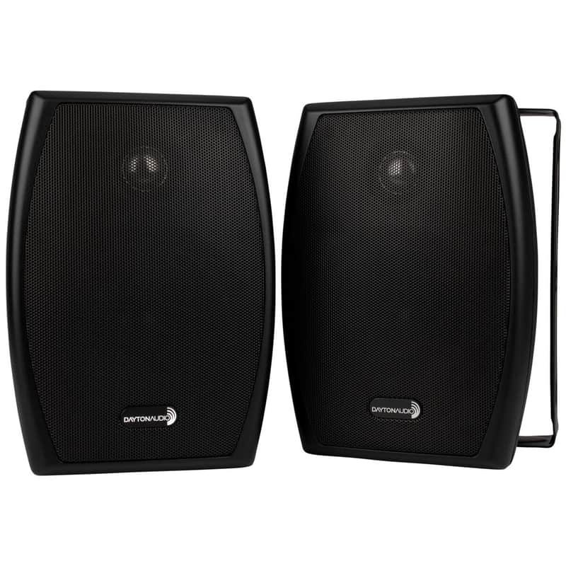 Dayton Audio - IO525BT - 5-1/4" 2-Way Indoor/Outdoor Speaker - Pair - Black image 1