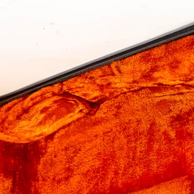 Vintage Fender G&G Guitar Case Late 60s Early 70s Black Tolex Orange Interior image 8
