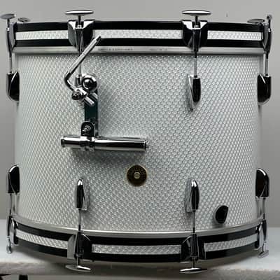 Gretsch 20/12/14/5.5x14" USA Custom Drum Set - 3D Moire w/ Vintage Build image 6