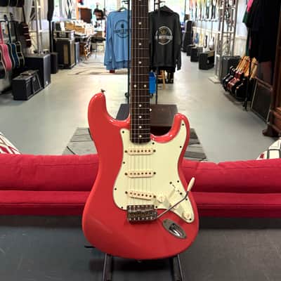 STRAT-BUILD ShowMeNitro Faded Fiesta Red Alder, Allparts SRO-62, Fender Hardware & SCN Pickups 2024 - Faded Fiesta Red Nitro image 1