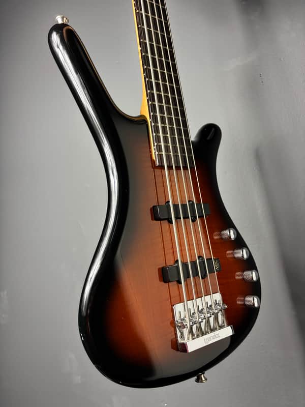 Warwick RockBass Corvette Classic 5 String Electric Bass - 2 Tone Sunburst image 1