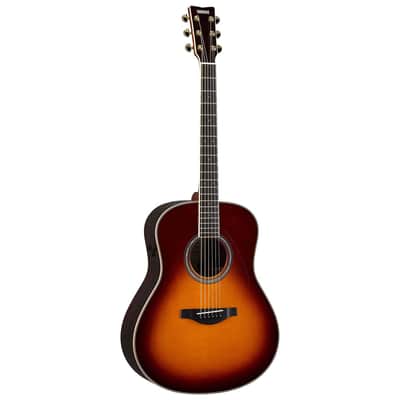 Yamaha LL TA Transacoustic Acoustic Electric Guitar Brown Sunburst image 3