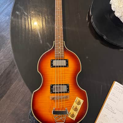 Epiphone Viola Bass with Okume Fretboard 2021 - Present - Vintage Sunburst image 1