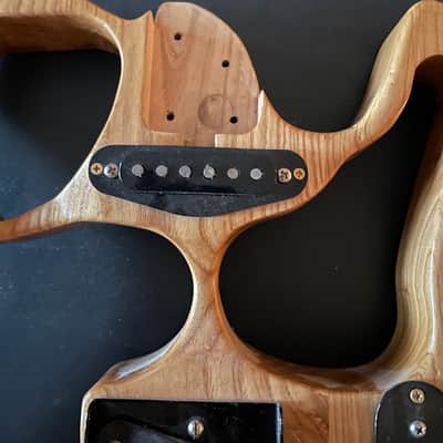 Eman Guitars Artistic Tele style Natural Ash Guitar Body Fender Robert Cray Pickups 2019 - Natural image 3
