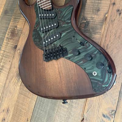 Rick Turner Guitars Electroline - Walnut Top with Scott Walker Buffer Booster & Kirinite Pickguard and Plates image 6