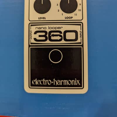 Electro-Harmonix 360 Nano Looper 2025 Black / White / Blue image 2