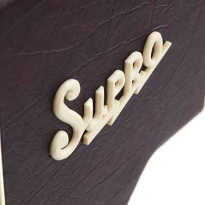 Supro Delta King 12 Burgundy White image 5