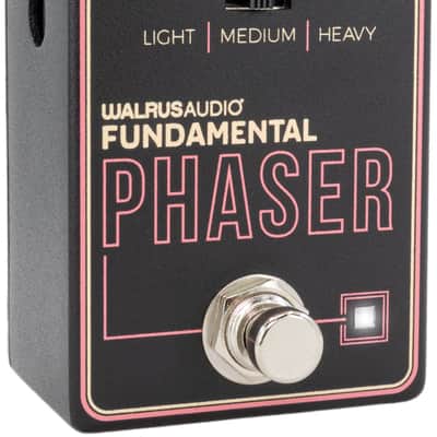 Walrus Audio Fundamental Phaser - Black / Pink image 3