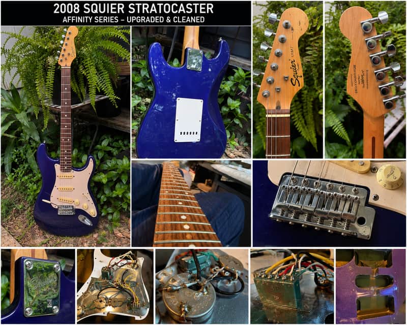 Fender Squier Stratocaster 2008 - Metallic Blue image 1