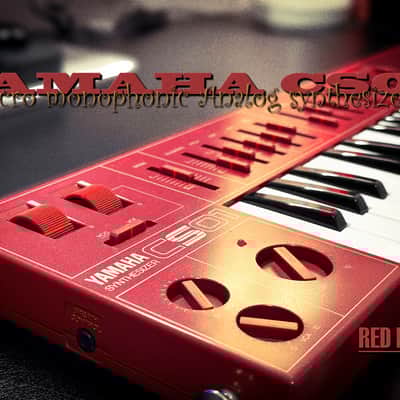 Yamaha CS01 RED 🌈RaRe🌈 Iconic Vintage Analog Synthesizer Organ