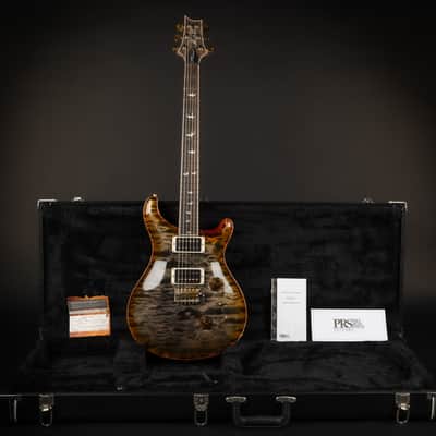 2015 PRS 30th Anniversary Wood Library Custom 24 Quilt 10-Top - Burnt Maple Leaf | USA Limited Edition Satin Flame Maple Neck Ziricote Fretboard 3.4kg | Coa OHSC image 1