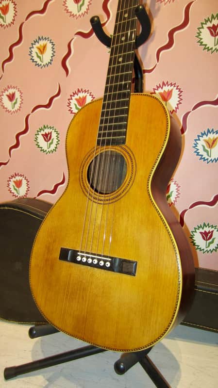 Washburn New Model 1897 Parlor Guitar 1800s - Natural - Very Good