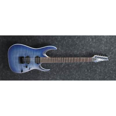Ibanez RGA42FMBLF RGA Standard Guitar - Blue Lagoon Burst Flat image 3