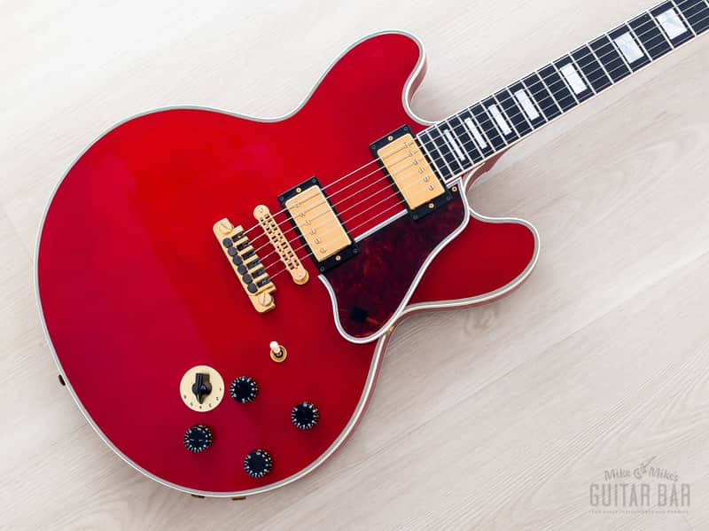 1997 Gibson BB King Lucille ES-355 Semi-Hollowbody Guitar Cherry Stereo, Near-Mint w/ Case & Hangtags, Yamano image 1
