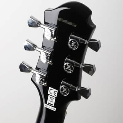 Zemaitis SUA 201 Heart Single Cutaway Mother of Pearl Black Electric Guitar LP Style image 8