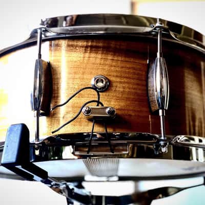 Doc Sweeney Drums 14x6.5 Legend Series Steam Bent Myrtle Snare Drum 2019 Natural image 4