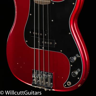 Fender Nate Mendel Precision Bass Rosewood Fingerboard Candy Apple Red (739) image 1