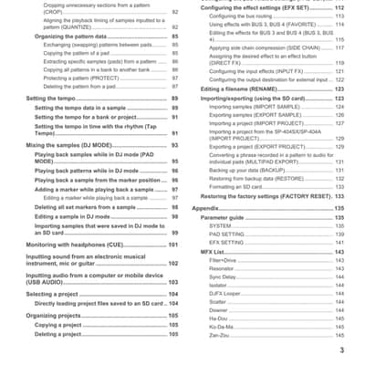 Roland SP-404MK2 — 7 in 1 Manual Guide — 264 Pages — Half Size 5.5x8.5 image 4