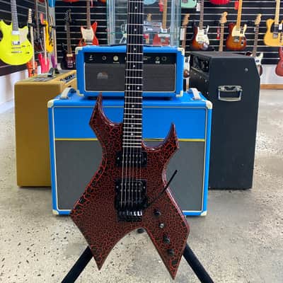 Pre Loved B.C Rich Ltd Ed Stranger Things "Eddie's Guitar" Warlock | Crackle image 6