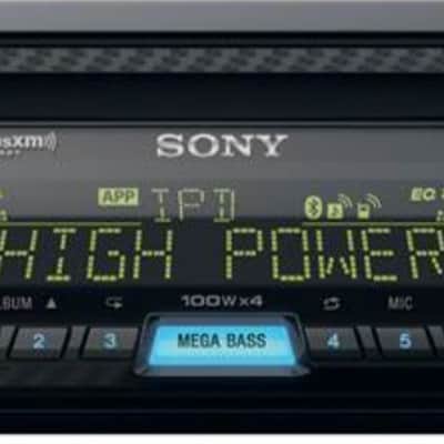 Sony MEX-XB100BT Integrated Head unit 2017 Black With Interchangable Face Colors image 1