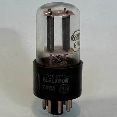 1956 RCA 6SN7GTB Vintage 1950s Black plate USA Tube! T537 image 2