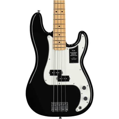 Fender Player II Precision Electric Bass, with Maple Fingerboard, Black image 1