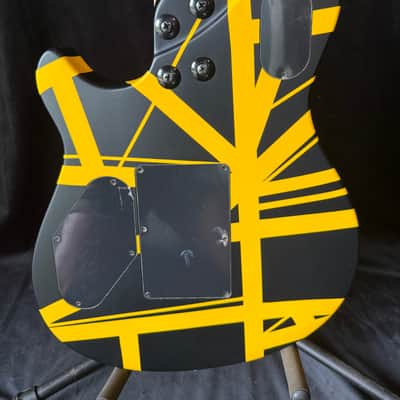 EVH Wolfgang Special Striped with Ebony Fretboard 2024 - Present - Satin Black/Yellow Stripes image 8