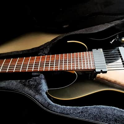 Ibanez RGIR28FE Iron Label 8 String Guitar Active EMG 808's 2013 w/ Hard case image 6