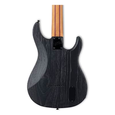 ESP LTD SN-1007 Baritone HT Left Handed Electric Guitar - Black Blast - B-Stock image 7