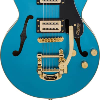 Gretsch G2655TG Streamliner Center Block Jr. Double-Cut Bigsby LTD Riviera Blue image 2