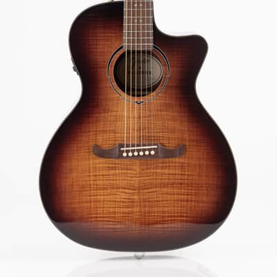 Fender FA-345CE Auditorium with Electronics and Indian Laurel Fretboard 3-Tone Tea Burst image 4